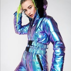 SOLD Dollskill Iridescent Snowsuit